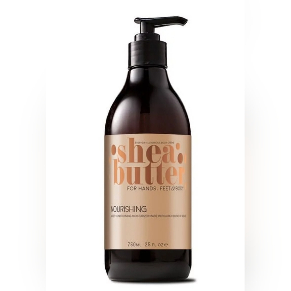 AVRYBEAUTY Natural SHEA BUTTER Lotion For Hand, Feet & Body - 750 M/ 25 FL OZ